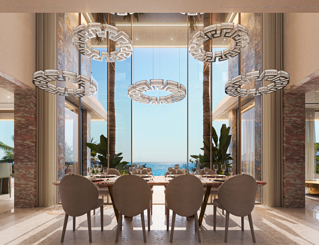 Ekskluzywne wille z wnętrzami zaprojektowanymi przez Versace Home, Marbella