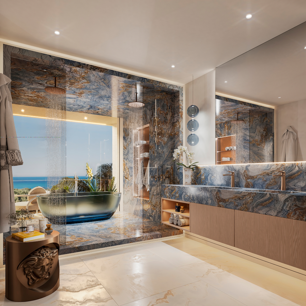 Ekskluzywne wille z wnętrzami zaprojektowanymi przez Versace Home, Marbella