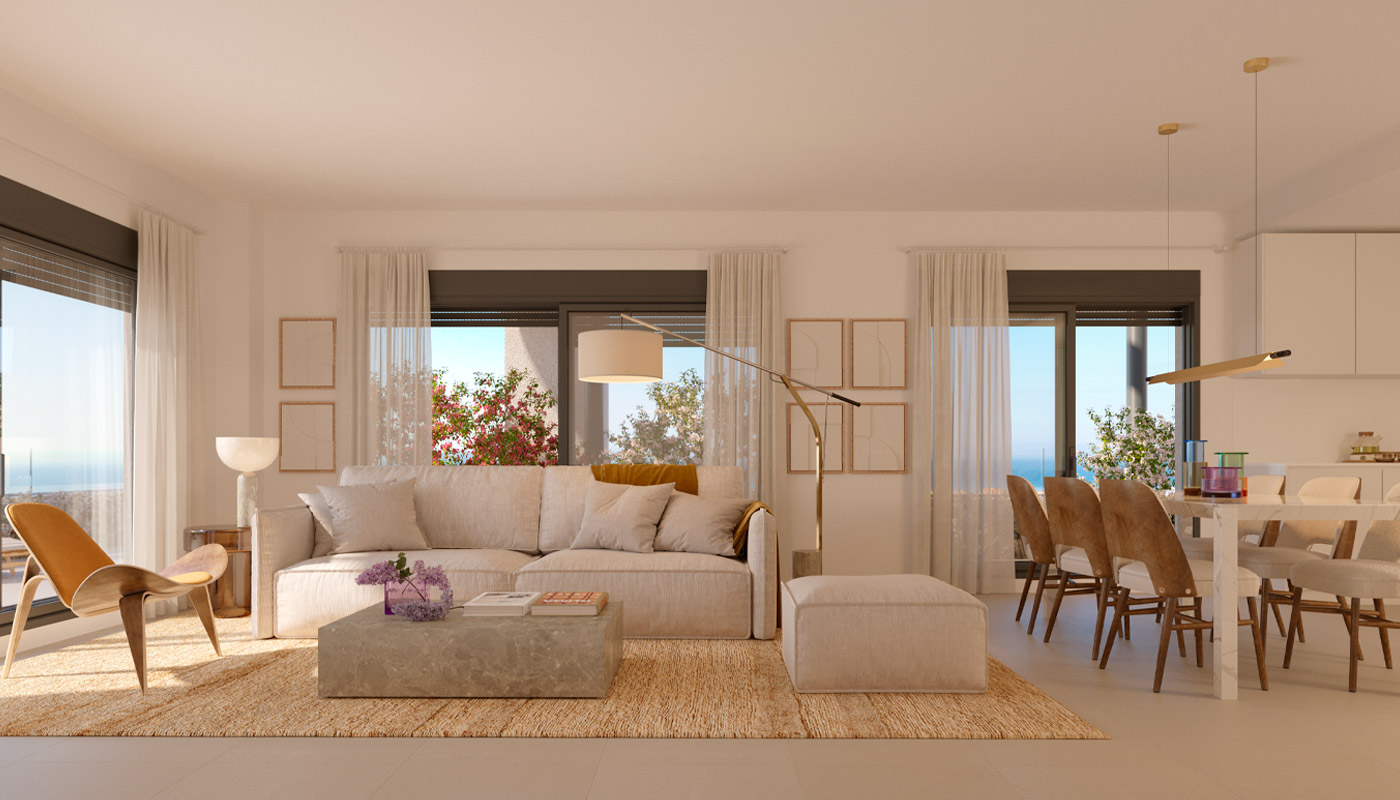 Desarrollo residencial con vistas inigualables a la costa de Torremolinos, Málaga