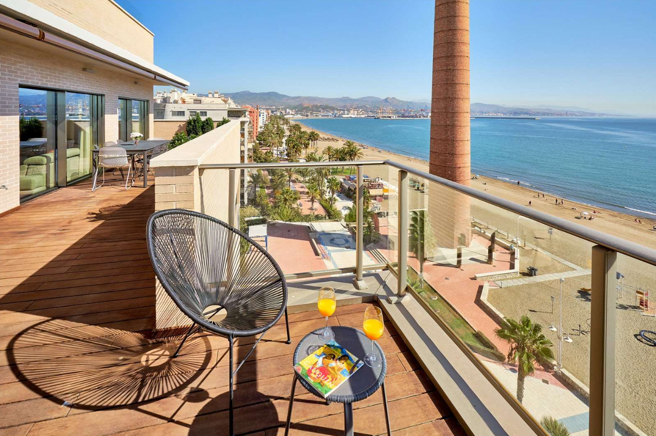 Luksusowy penthouse przy plaży