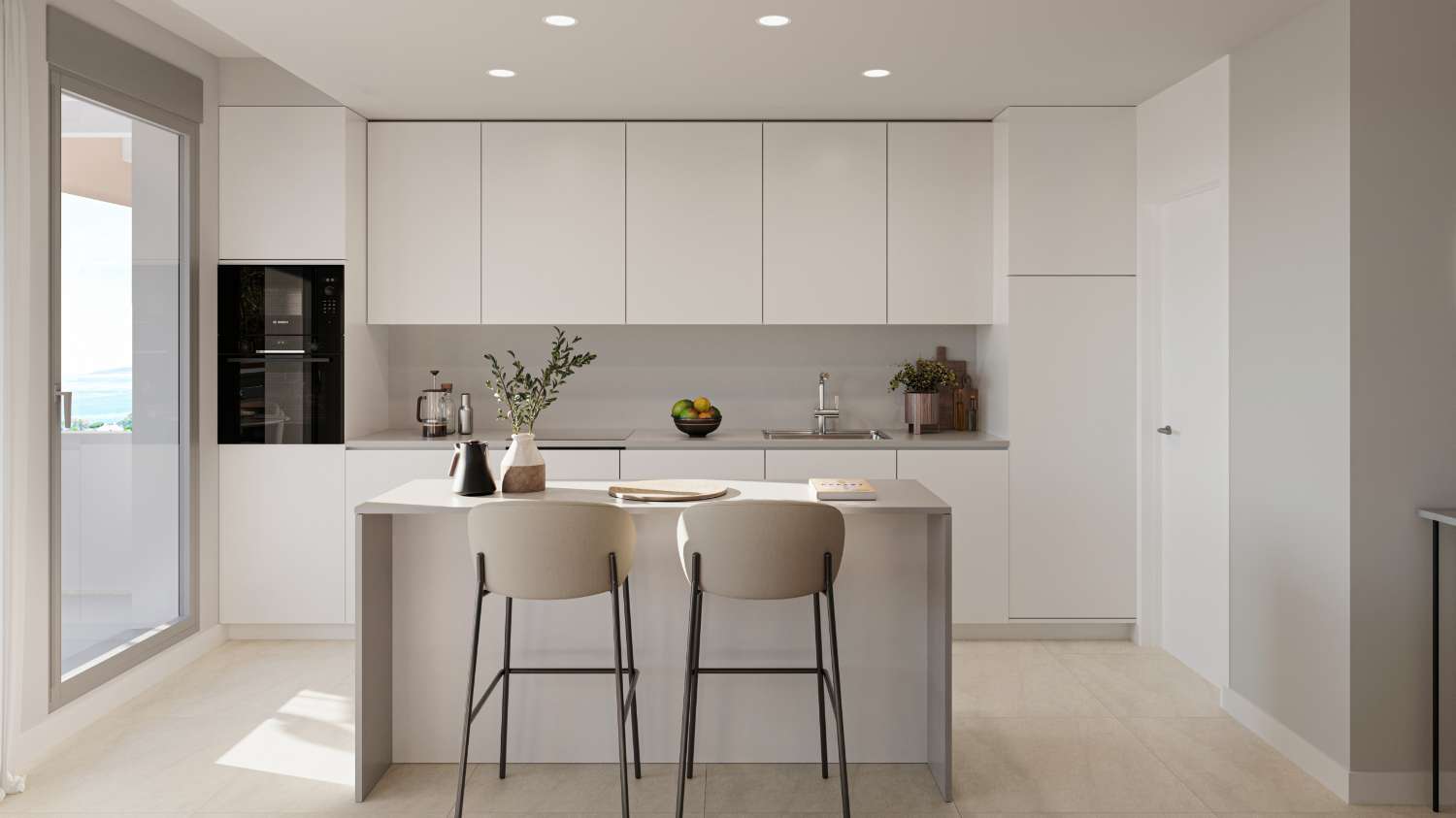 Diseño contemporáneo, bienestar y vistas al Mediterráneo