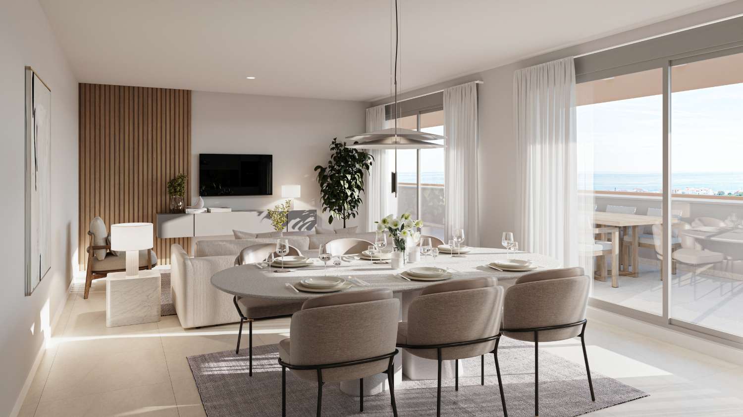 Diseño contemporáneo, bienestar y vistas al Mediterráneo
