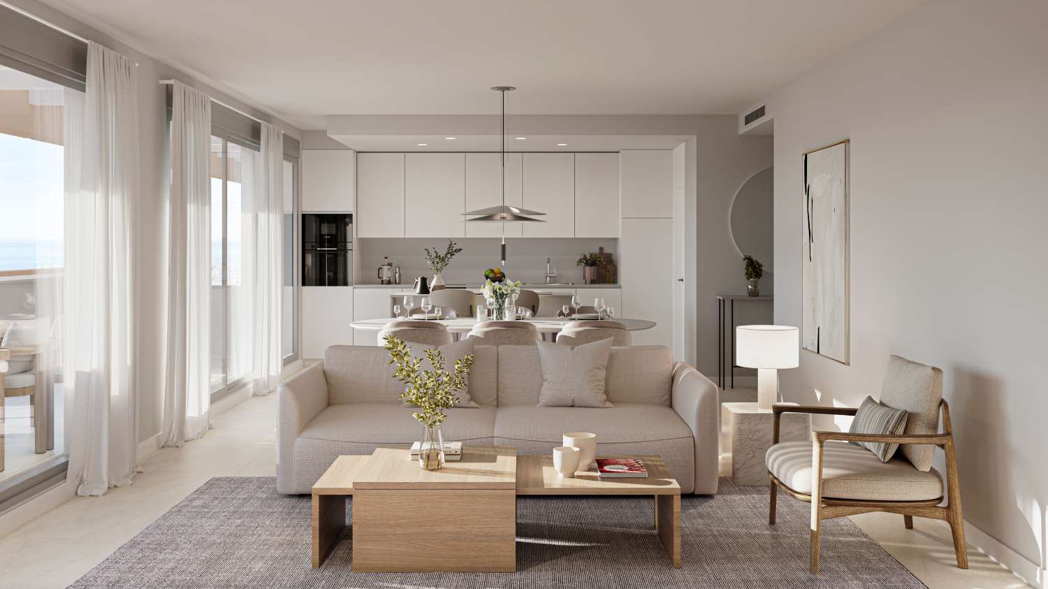 Diseño contemporáneo, bienestar y vistas al Mediterráneo