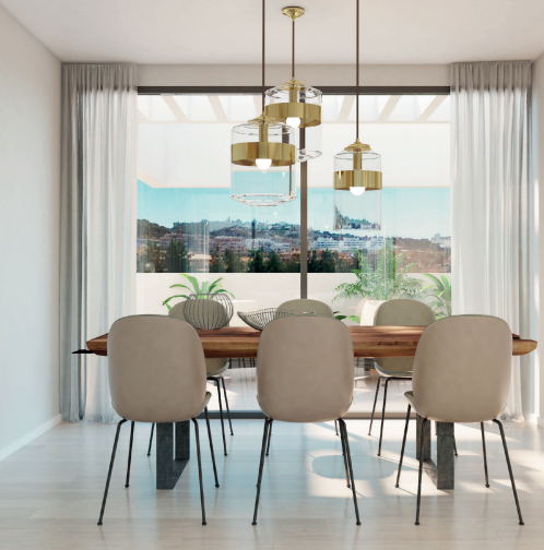 Impresionantes vistas al mar en un entorno vibrante – La Cala de Mijas