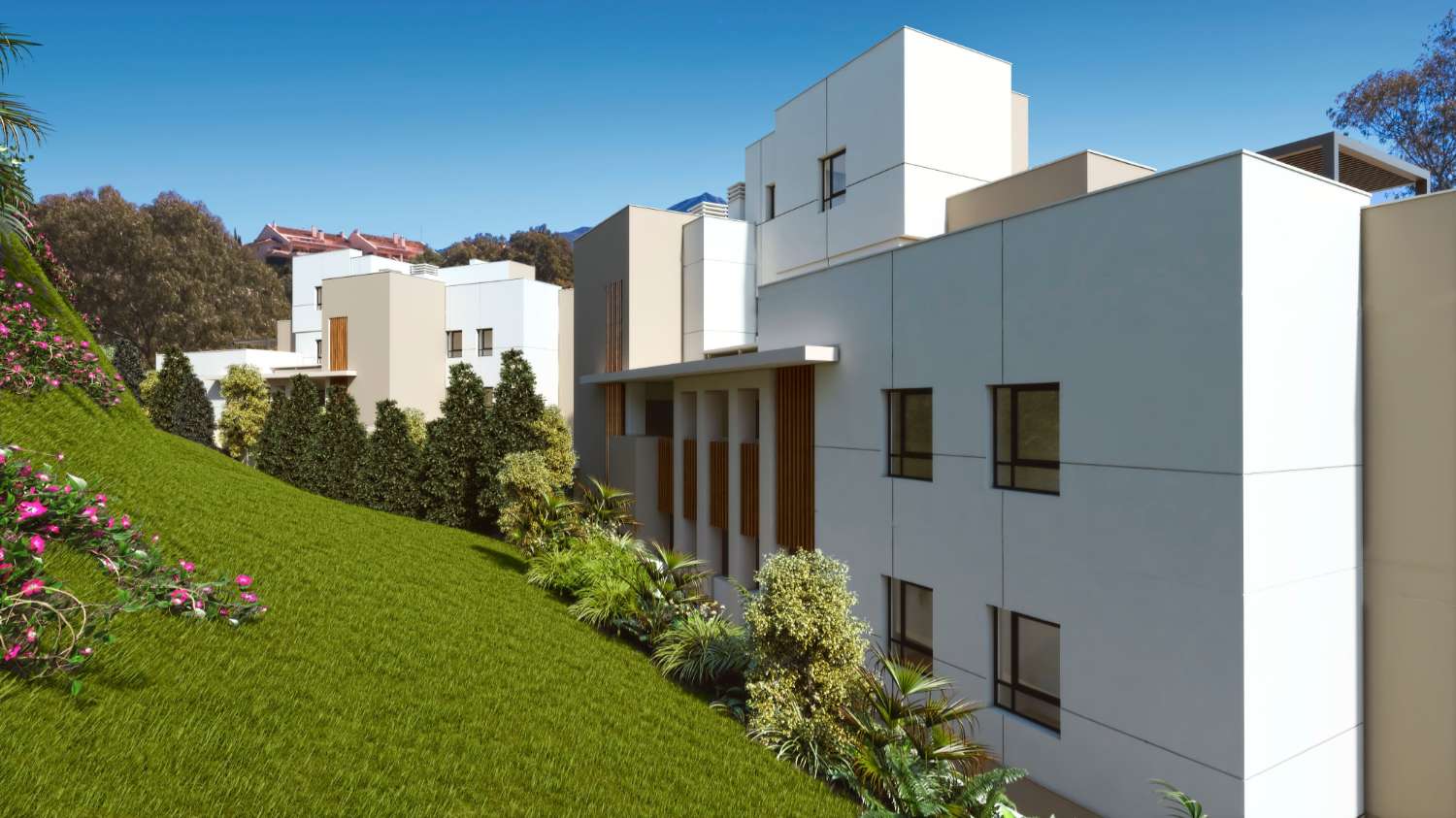 Nowy współczesny projekt położony w samym sercu Golf Valley, Nueva Andalucía, Marbella