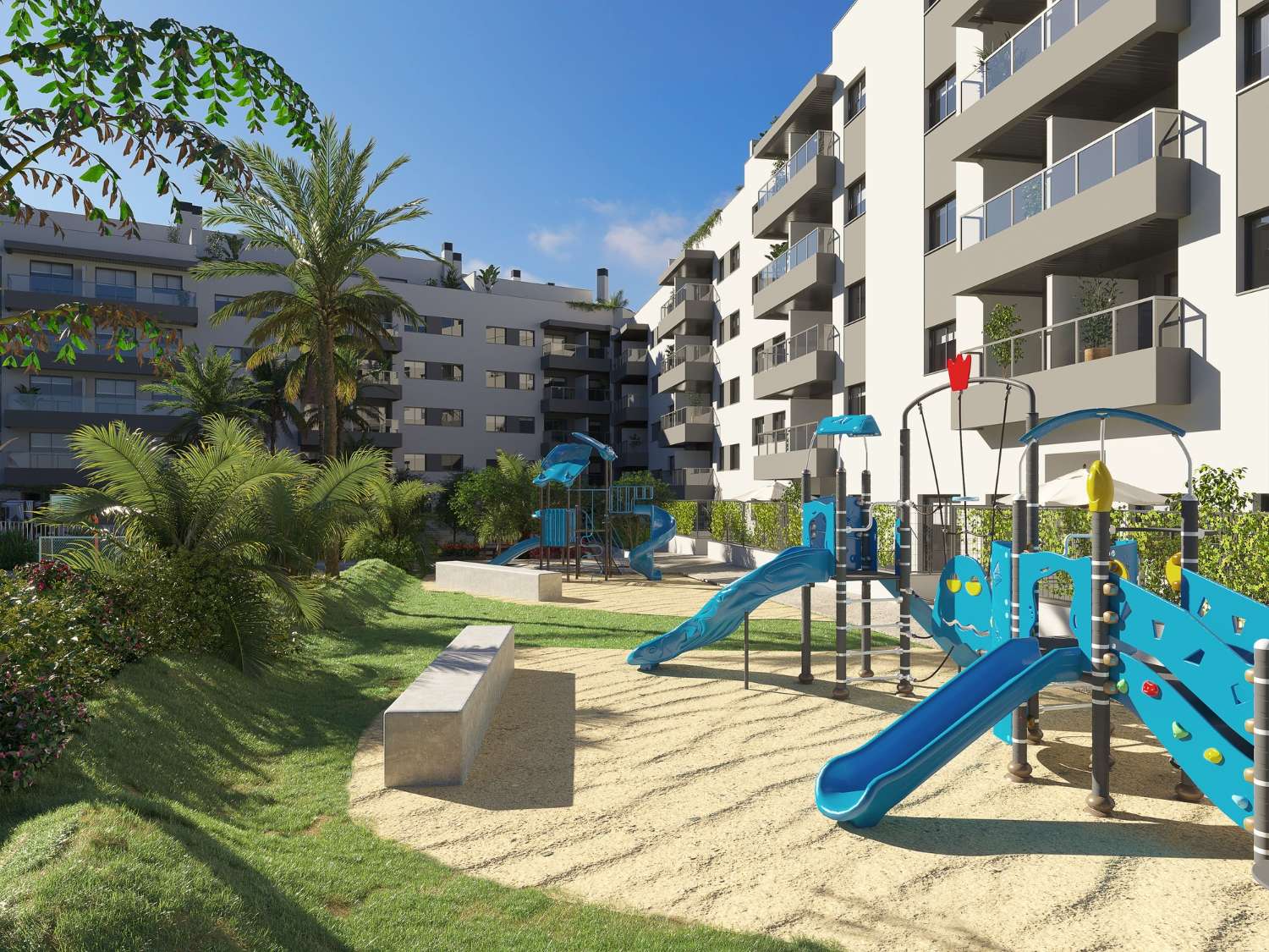 Płaski na sprzedaż w Las Lagunas (Mijas)