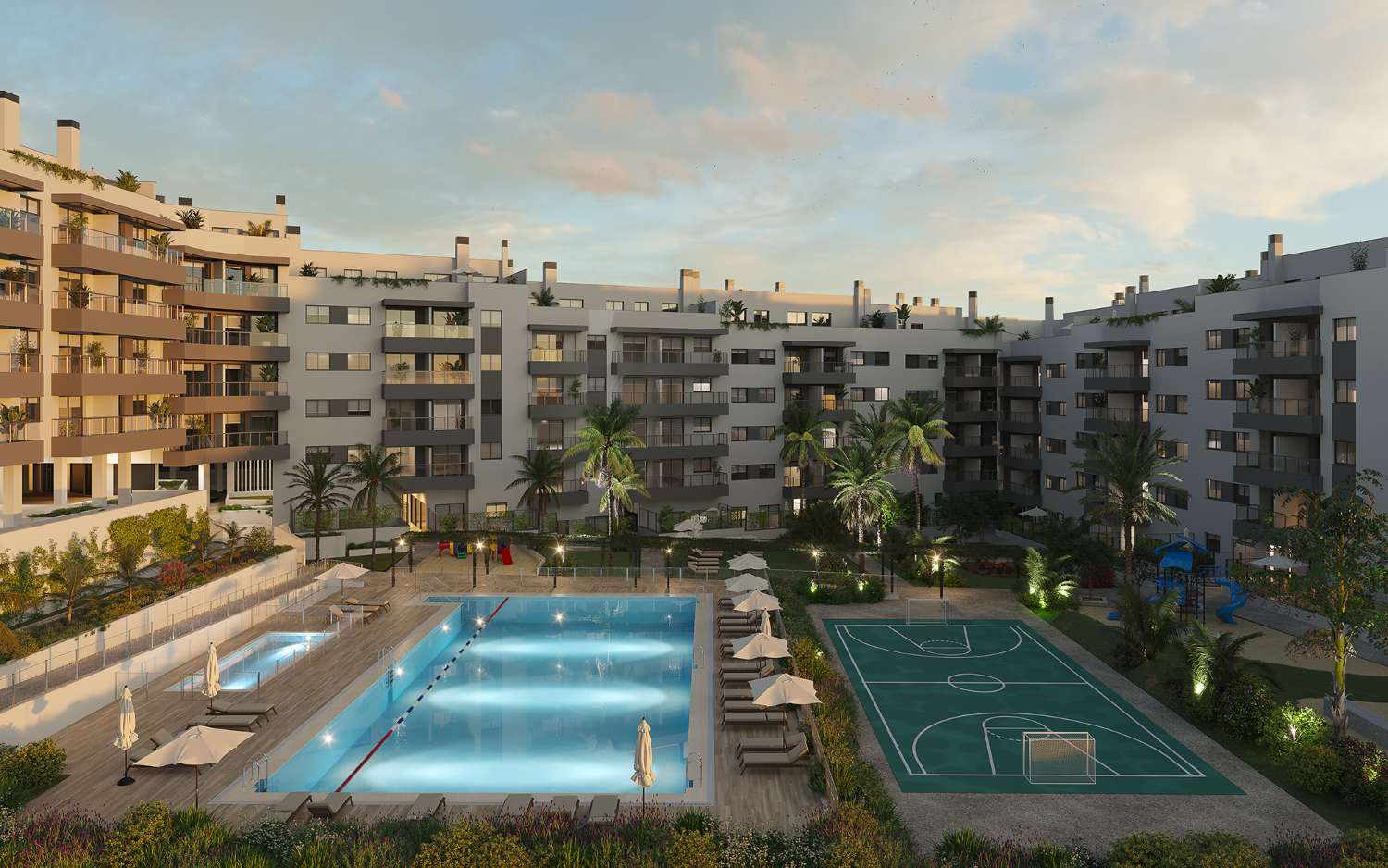 Płaski na sprzedaż w Las Lagunas (Mijas)