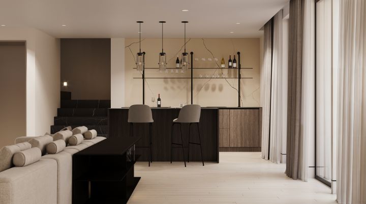 Villa står som en repræsentation af moderne luksusliv