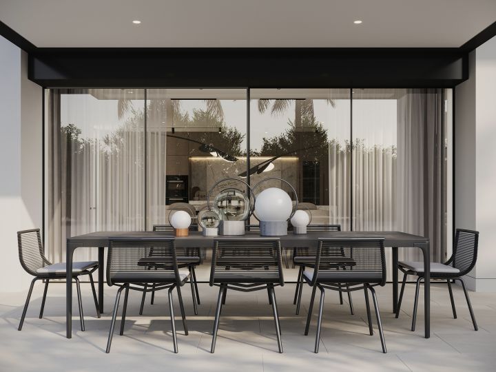 Villa står som en repræsentation af moderne luksusliv