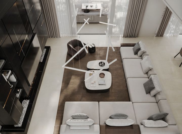 Villa står som en repræsentation af moderne luksusliv