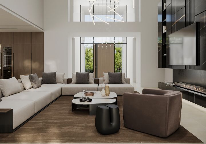 Villa står som en repræsentation af moderne luksusliv