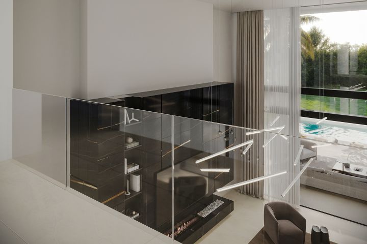Villa står som en repræsentation af moderne luksusliv