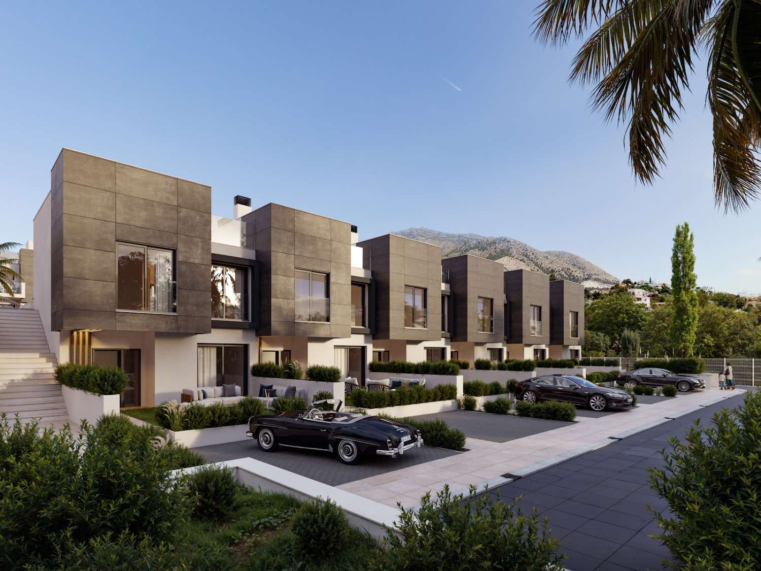 Villas de diseño moderno con vistas al Mediterráneo