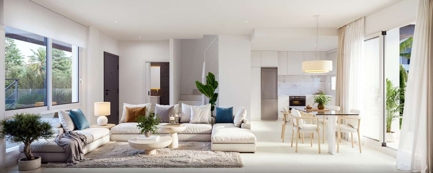 Villas de diseño moderno con vistas al Mediterráneo