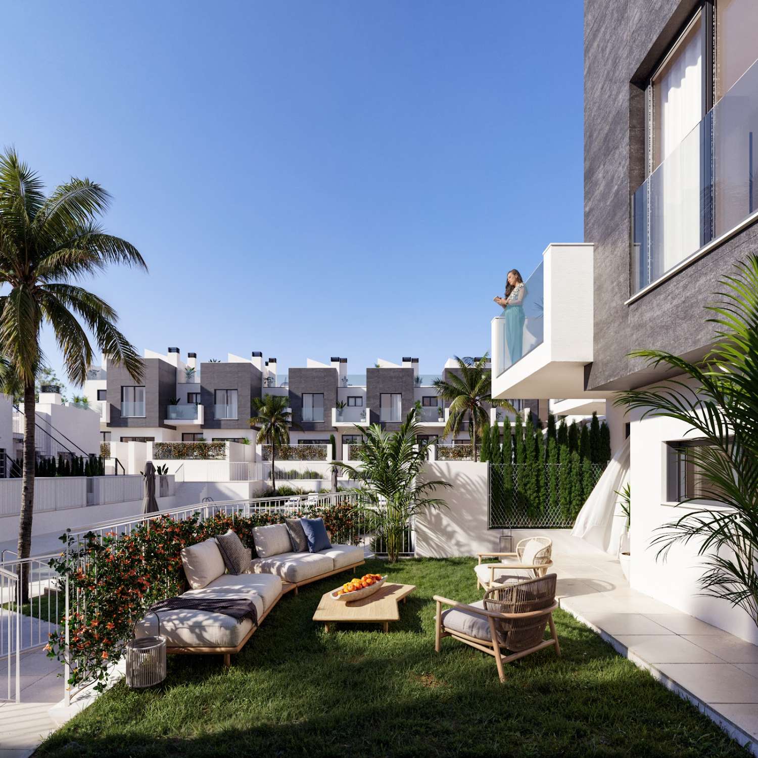 Villas de diseño moderno con vistas al Mediterráneo