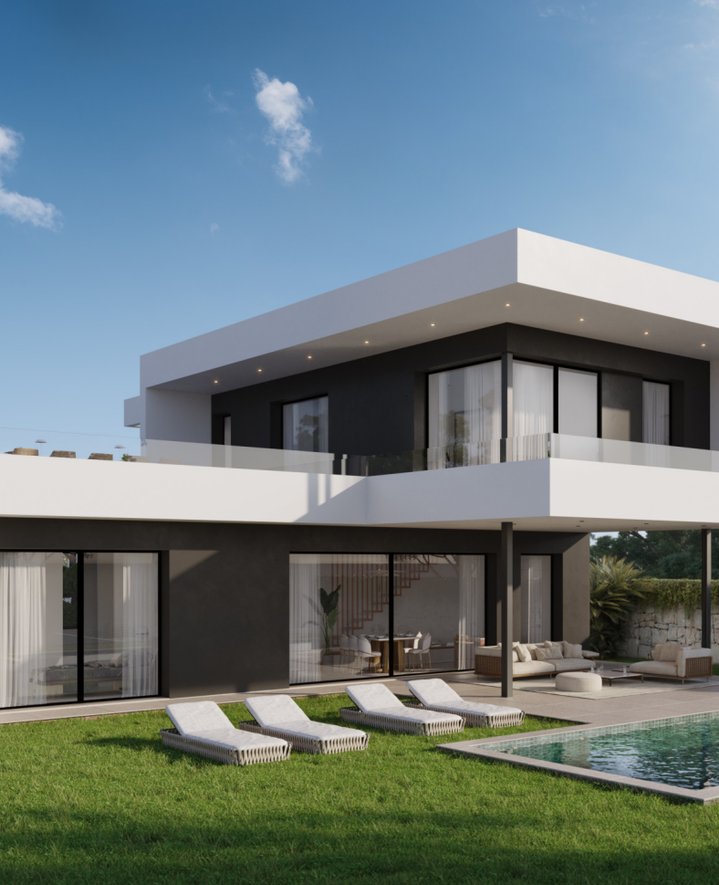 Moderne 4 værelses bolig med infinity pool, Mijas Costa, Malaga