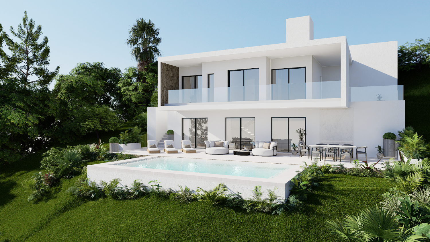Villa Contemporánea de 2 Niveles: Diseño Eficiente y Flexibilidad Personalizada