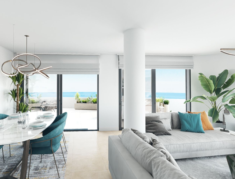 Exklusivt lyxigt bostadsområde vid stranden i Torremolinos