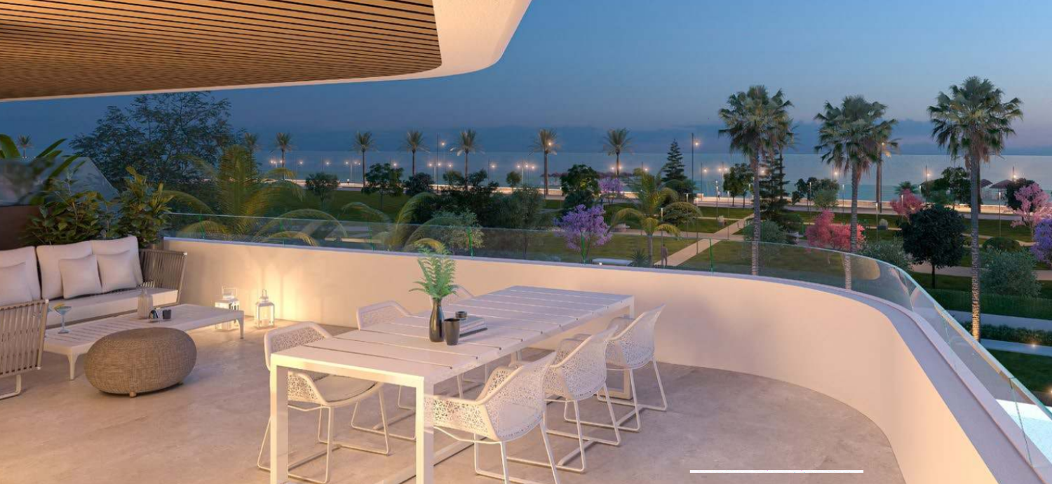 Exklusivt lyxigt bostadsområde vid stranden i Torremolinos