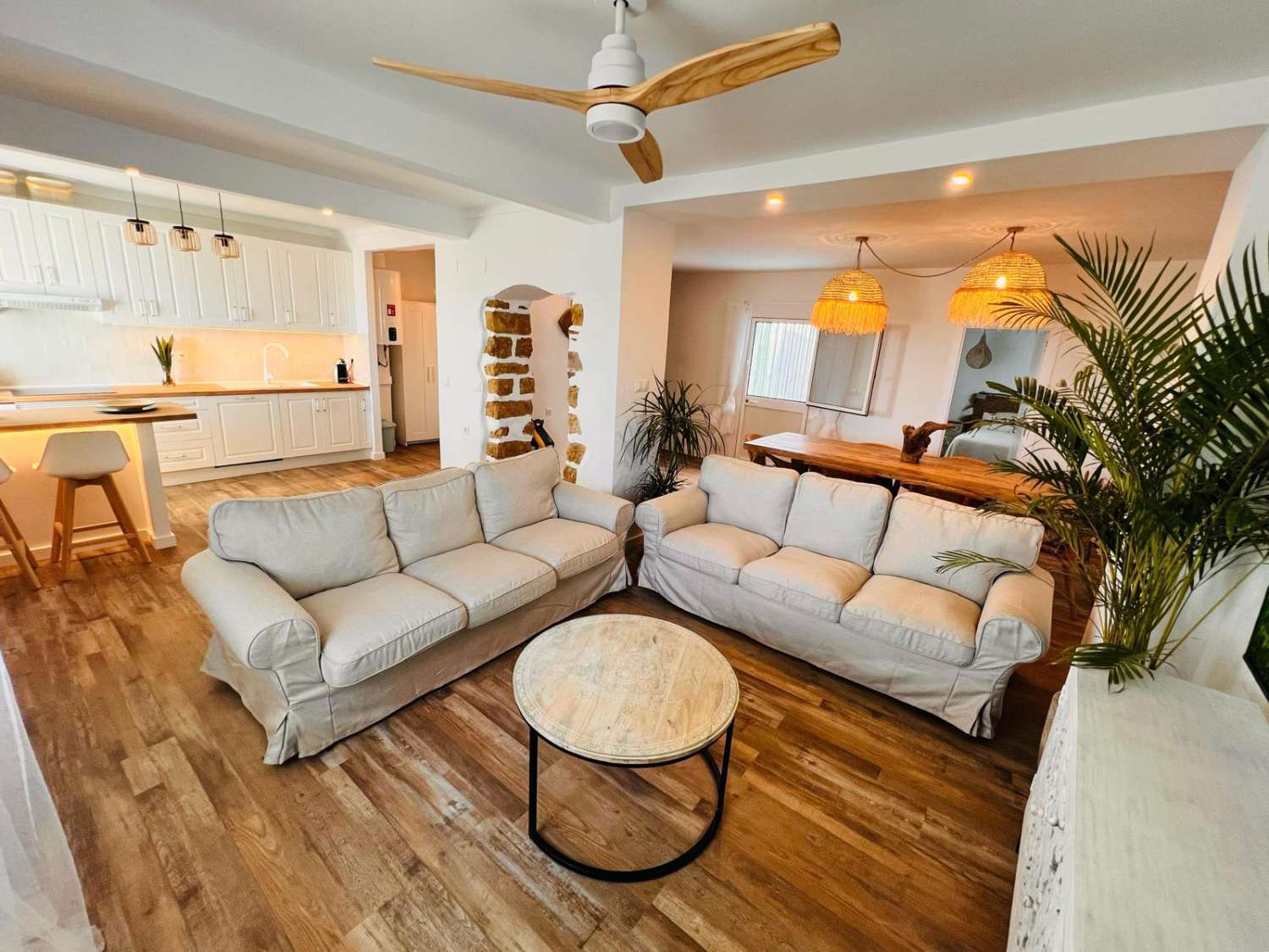 Casa en primera línea de playa en Benajarafe