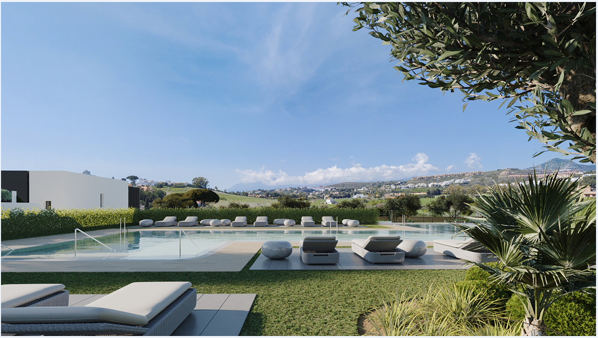 Residenziale esclusivo di 50 ville bifamiliari in stile contemporaneo, Estepona