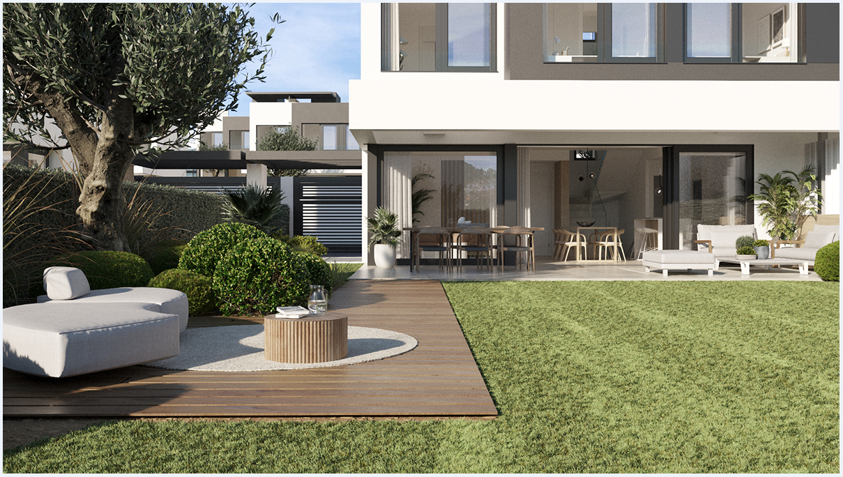 Residenziale esclusivo di 50 ville bifamiliari in stile contemporaneo, Estepona