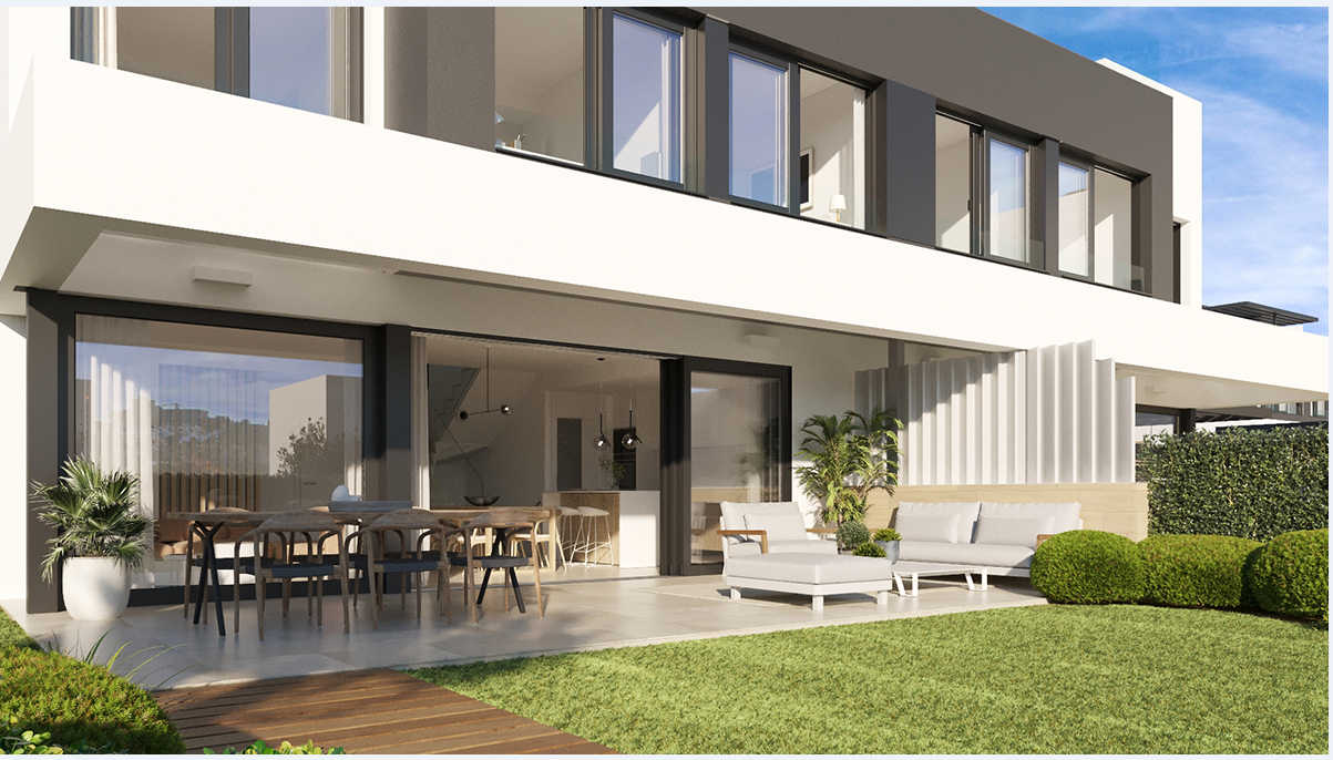 Residenziale esclusivo di 50 ville bifamiliari in stile contemporaneo, Estepona