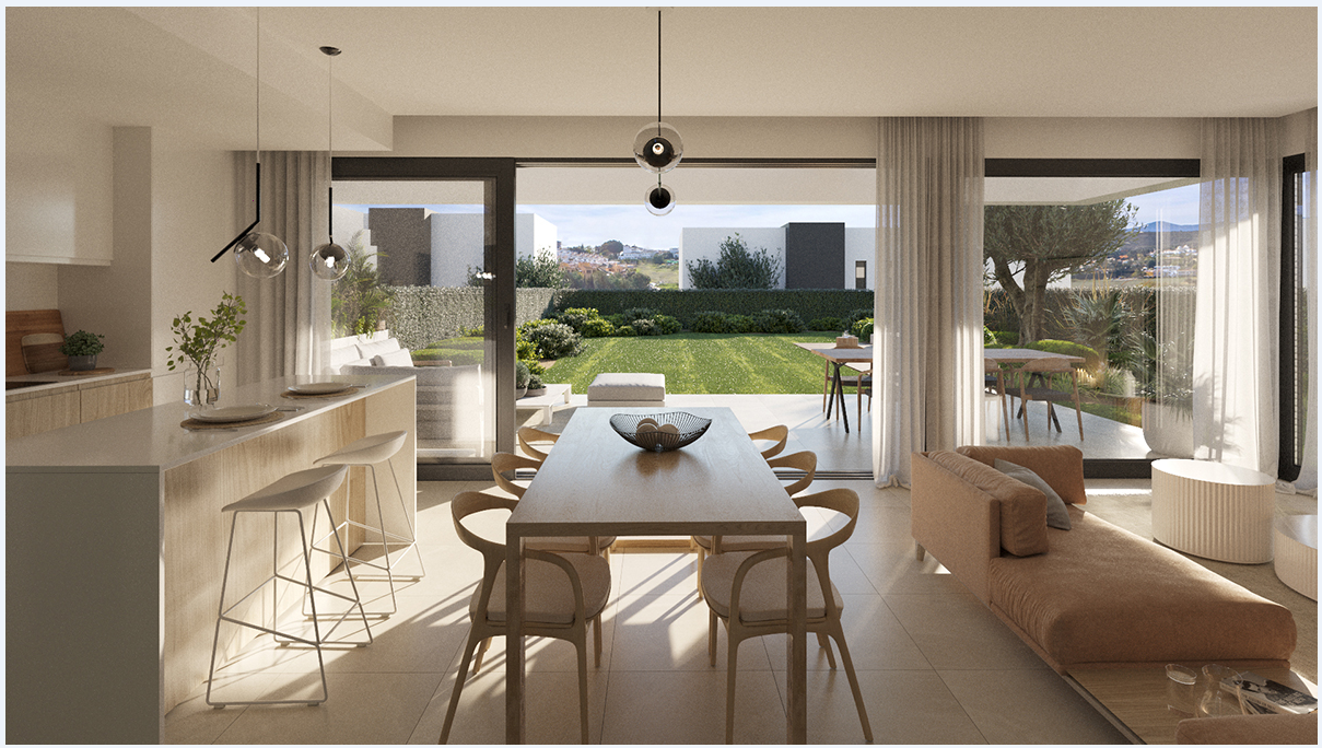Residenziale esclusivo di 50 ville bifamiliari in stile contemporaneo, Estepona