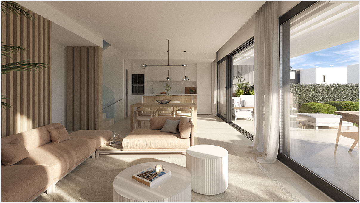 Residenziale esclusivo di 50 ville bifamiliari in stile contemporaneo, Estepona