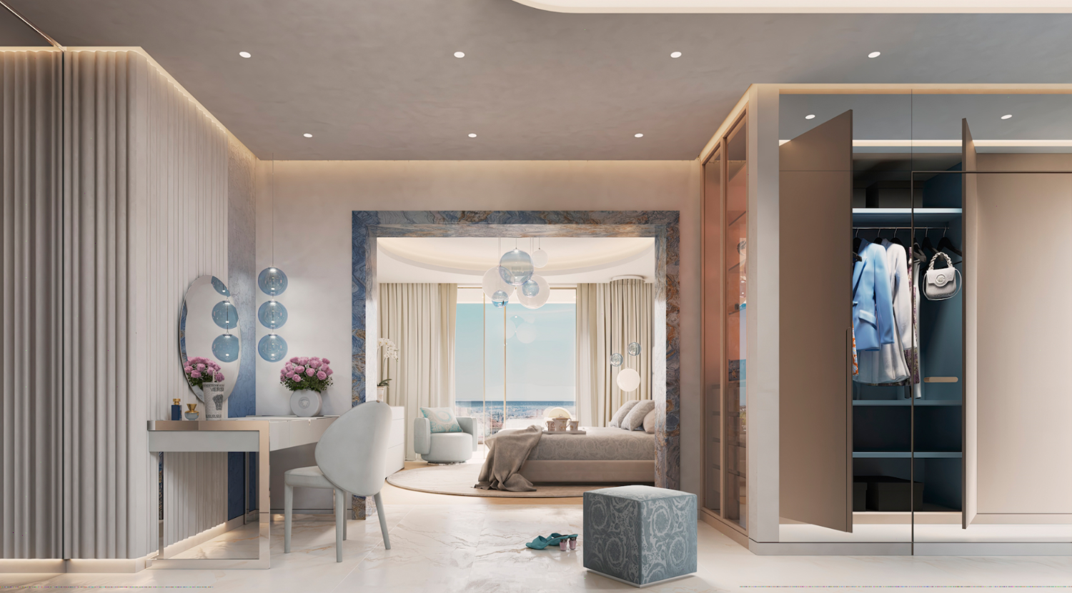 Åtta exklusiva villor med inredning av Versace Home, Nueva Andalucia, Marbella