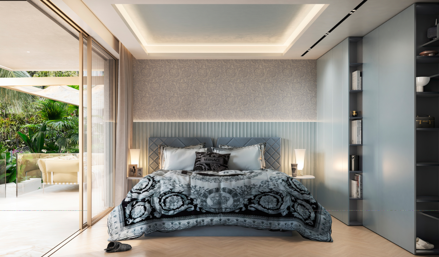 Åtta exklusiva villor med inredning av Versace Home, Nueva Andalucia, Marbella