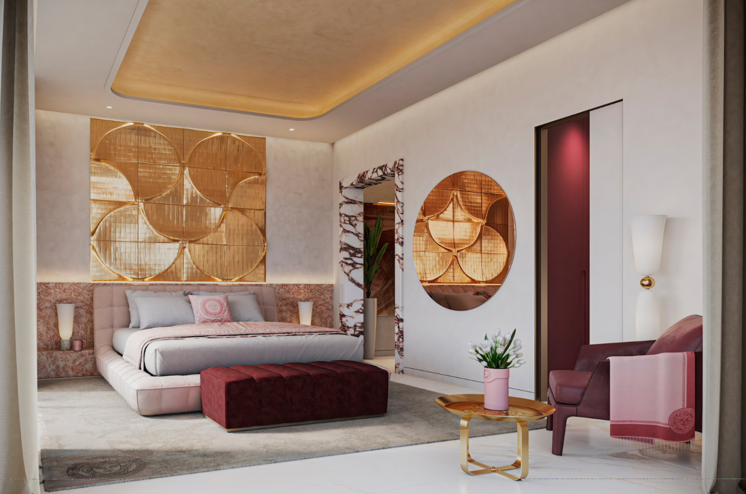 Åtta exklusiva villor med inredning av Versace Home, Nueva Andalucia, Marbella