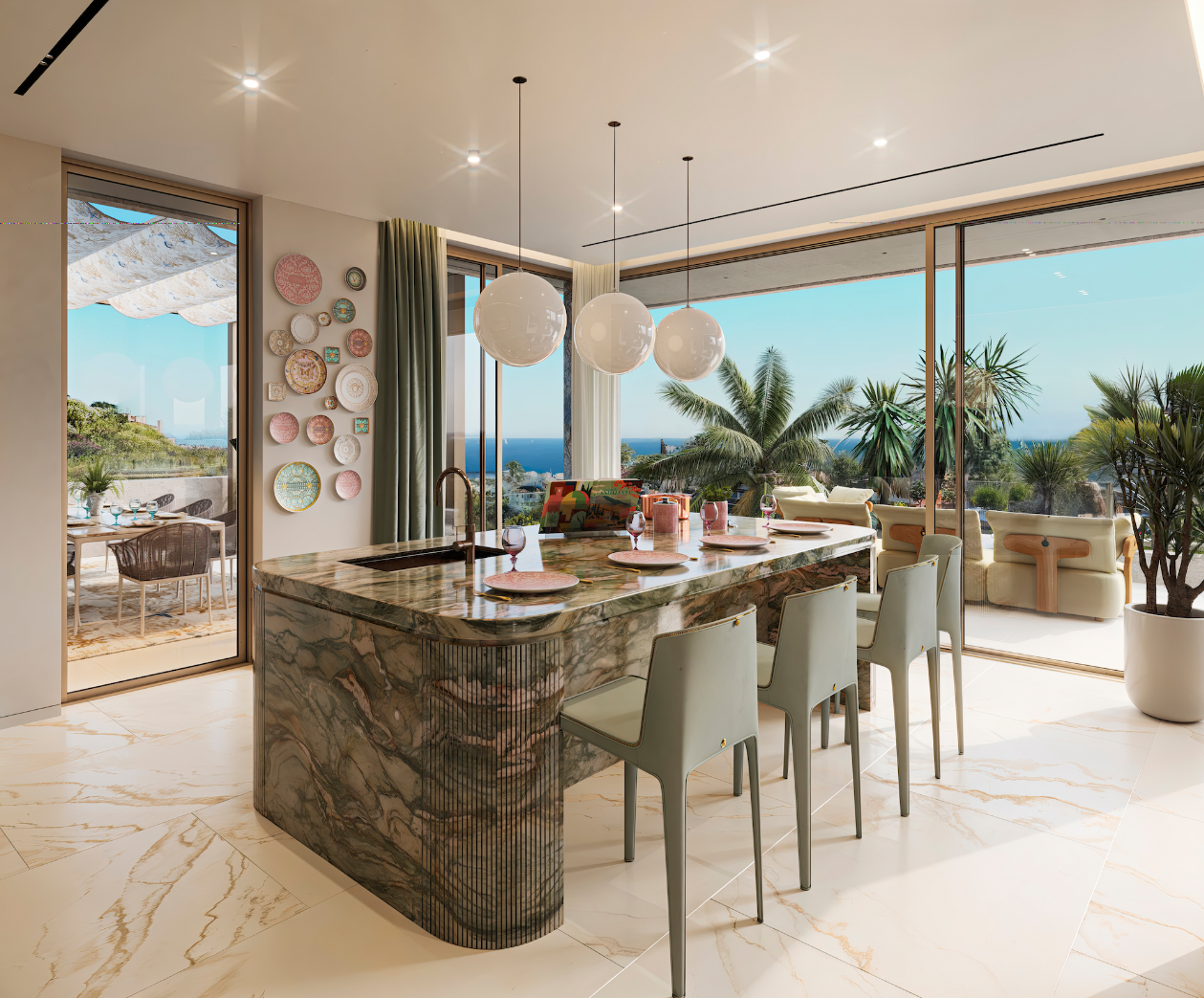 Åtta exklusiva villor med inredning av Versace Home, Nueva Andalucia, Marbella