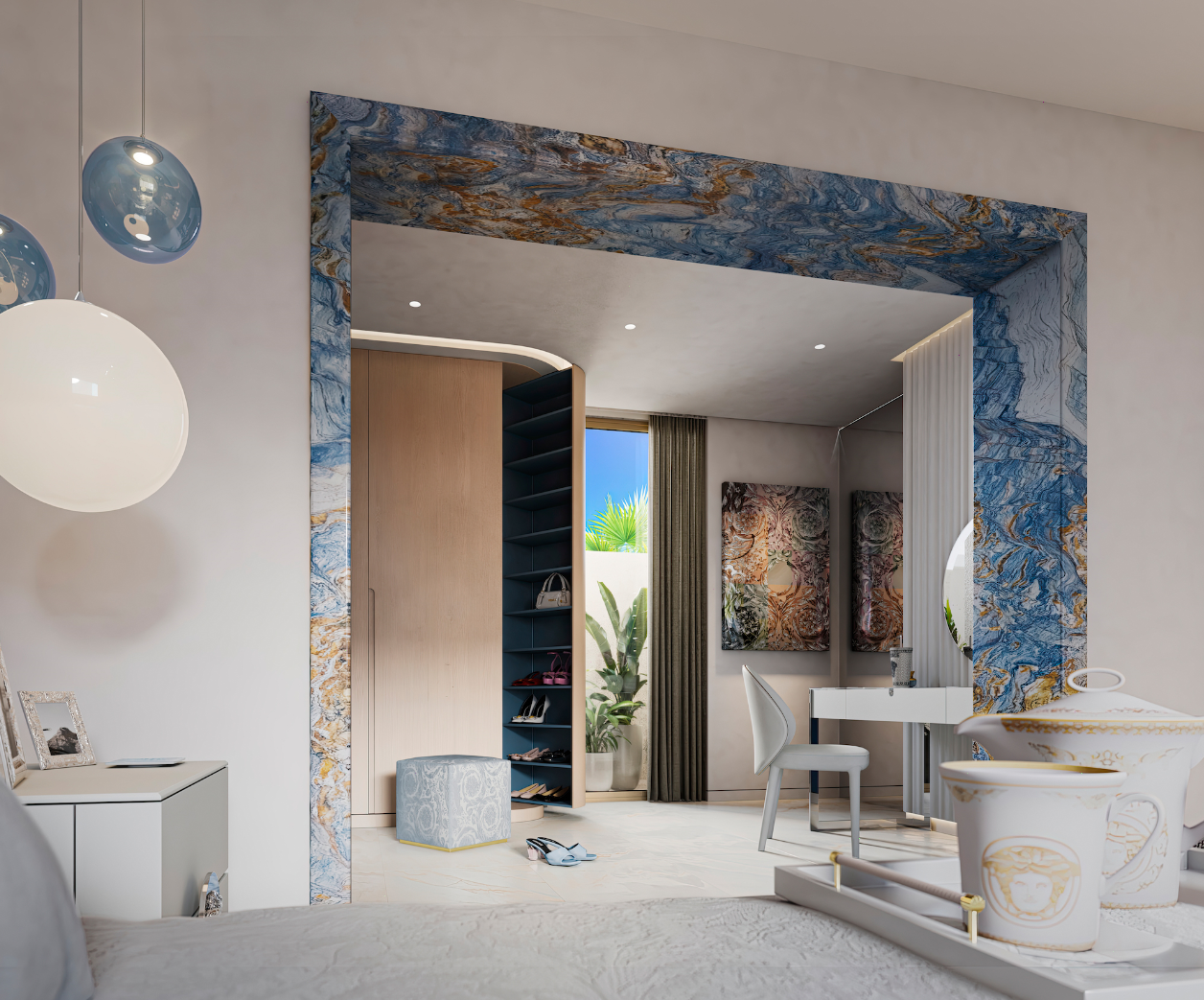 Åtta exklusiva villor med inredning av Versace Home, Nueva Andalucia, Marbella