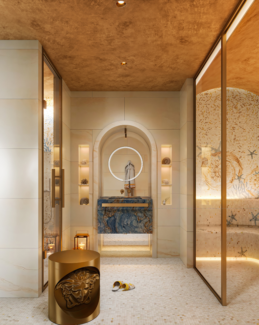 Åtta exklusiva villor med inredning av Versace Home, Nueva Andalucia, Marbella