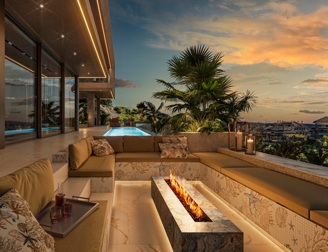 Åtta exklusiva villor med inredning av Versace Home, Nueva Andalucia, Marbella