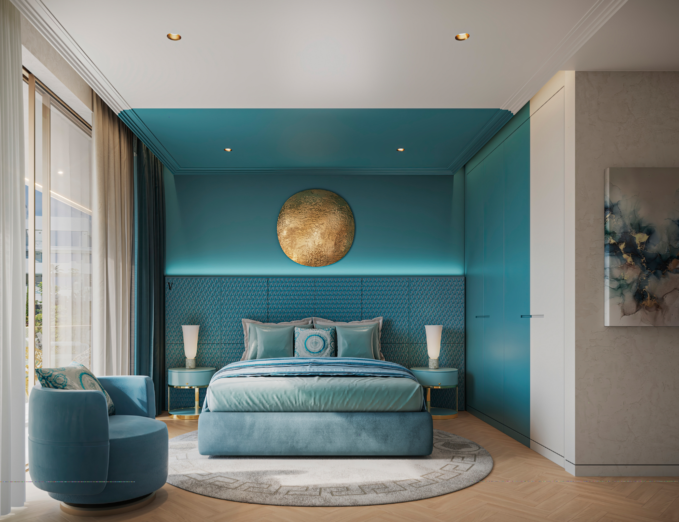 Åtta exklusiva villor med inredning av Versace Home, Nueva Andalucia, Marbella