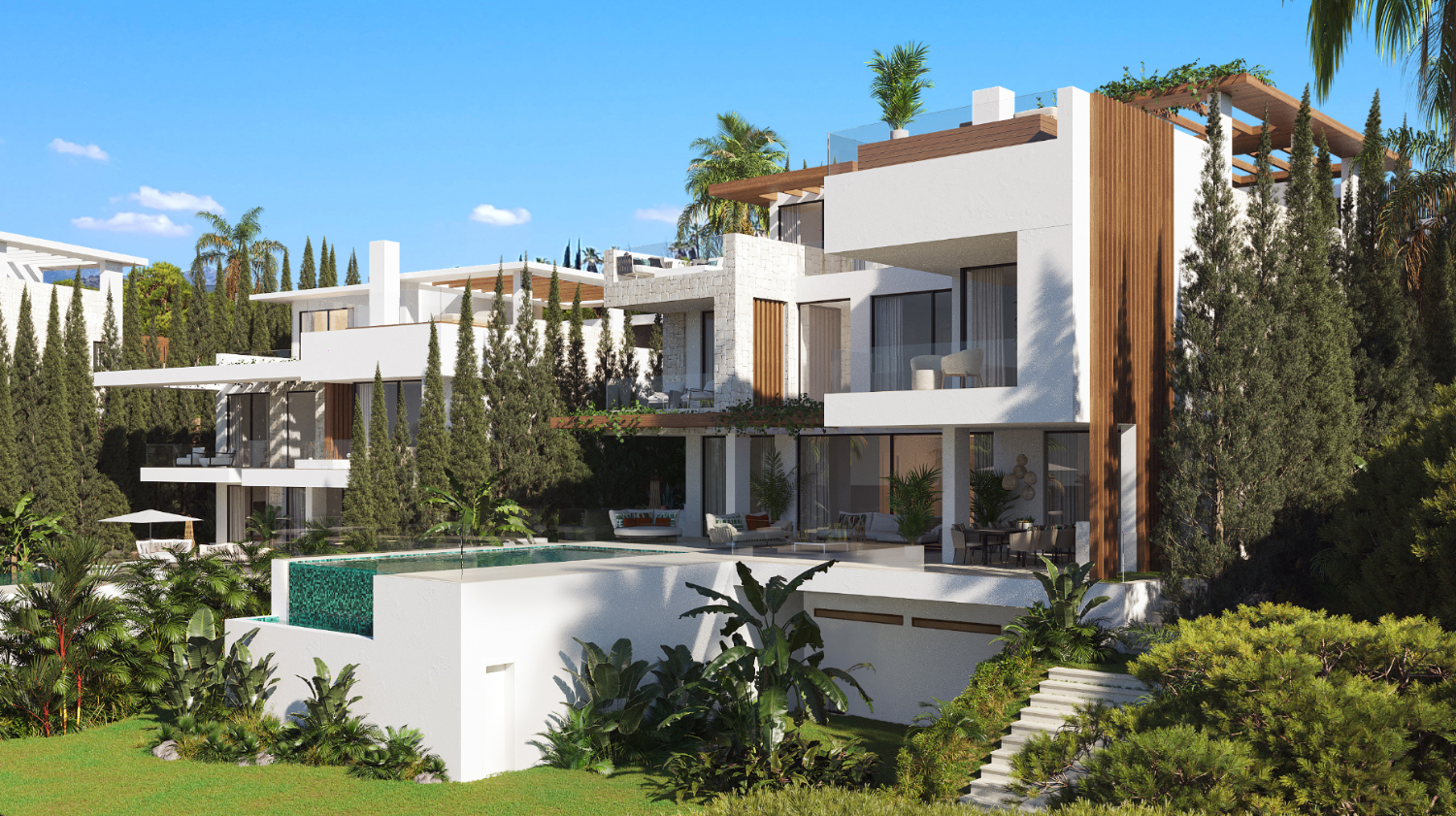 Doce villas exclusivas donde el mar se une al cielo, Estepona
