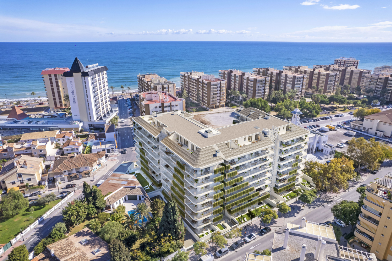 Résidences de luxe au design moderne, harmonieusement intégrées à leur environnement à Fuengirola, Malaga
