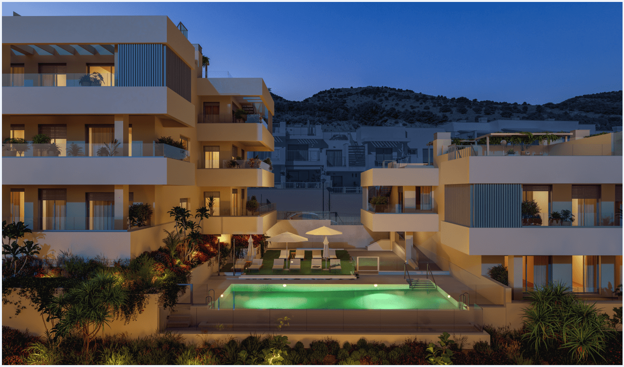 Pisos en venta en un Residencial en Benalmádena (Málaga)
