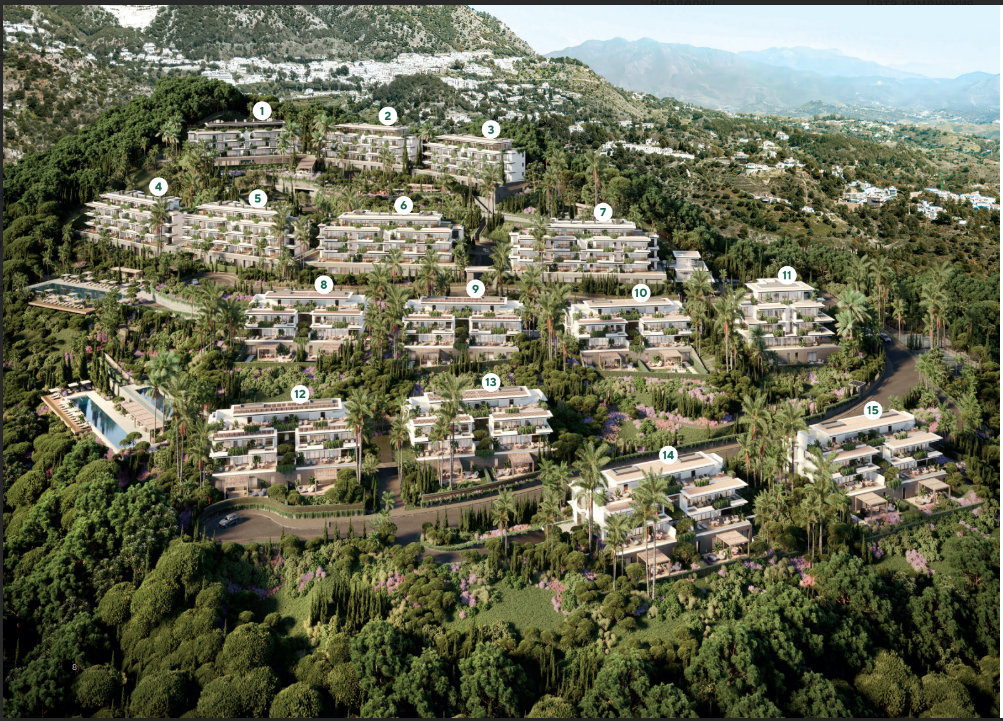 Bienvenido a una exclusiva comunidad residencial en ladera situada en las tranquilas alturas de Mijas