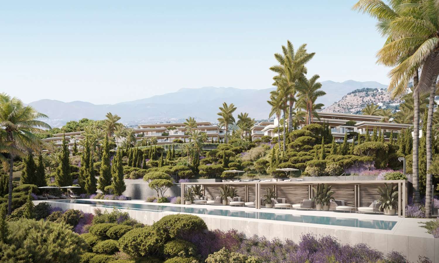 Bienvenido a una exclusiva comunidad residencial en ladera situada en las tranquilas alturas de Mijas