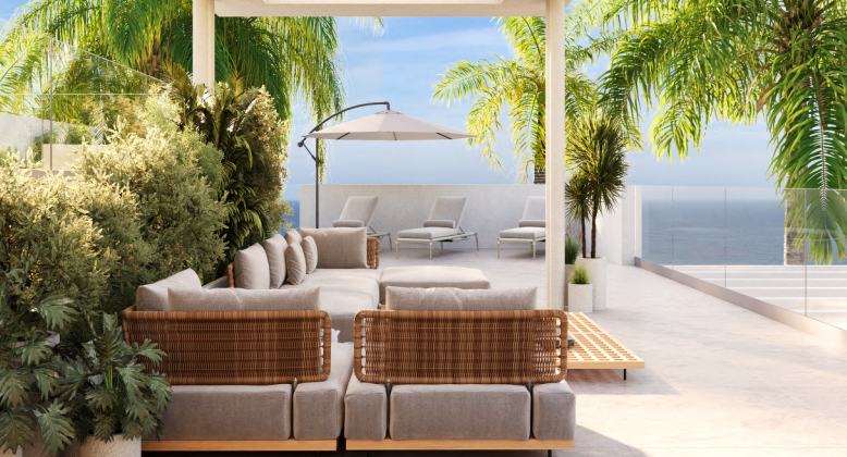 El proyecto cuenta con apartamentos de 2 y 3 dormitorios, Estepona