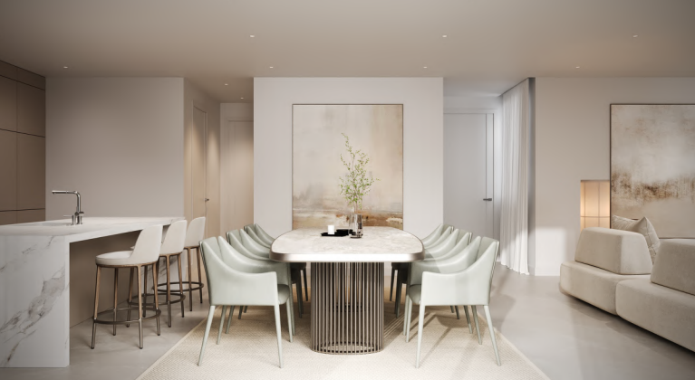 El proyecto cuenta con apartamentos de 2 y 3 dormitorios, Estepona