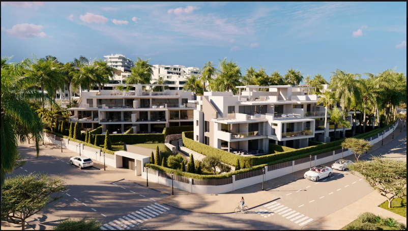 El proyecto cuenta con apartamentos de 2 y 3 dormitorios, Estepona