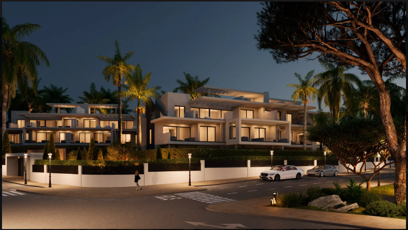 El proyecto cuenta con apartamentos de 2 y 3 dormitorios, Estepona