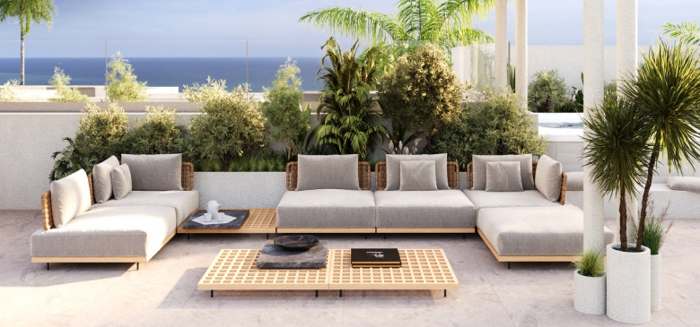 El proyecto cuenta con apartamentos de 2 y 3 dormitorios, Estepona