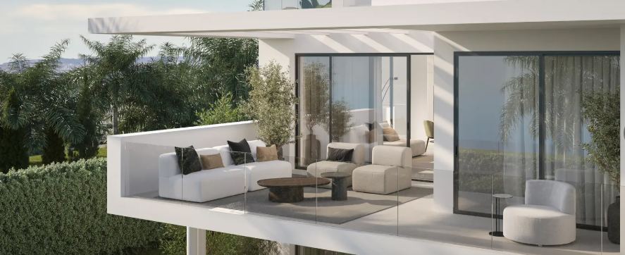 El proyecto cuenta con apartamentos de 2 y 3 dormitorios, Estepona
