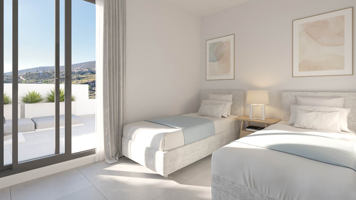 Exklusive Stadthäuser mit Meerblick an der Costa del Sol