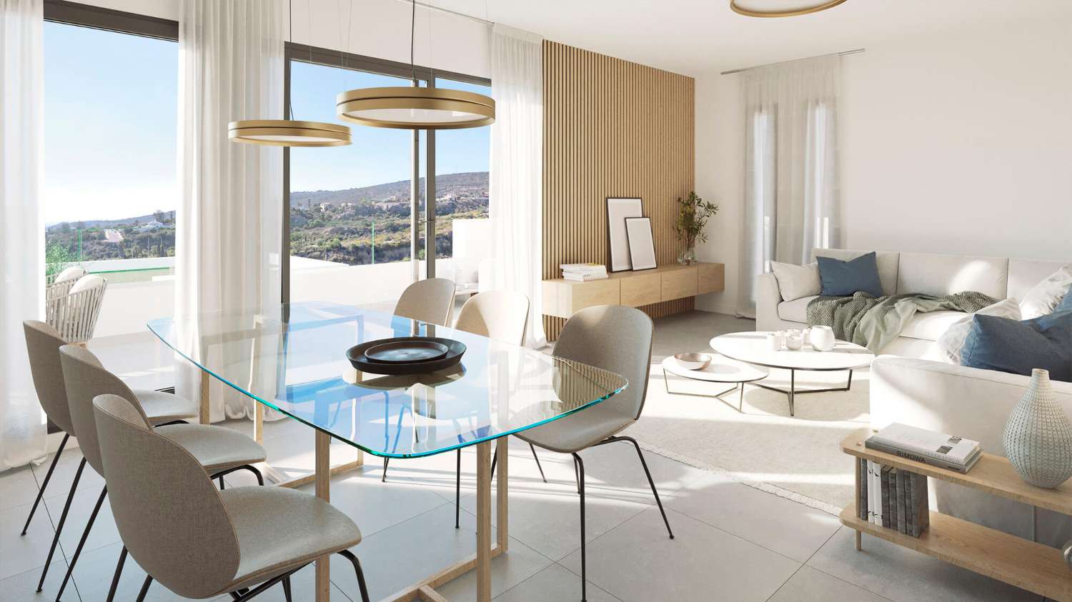 Exklusive Stadthäuser mit Meerblick an der Costa del Sol